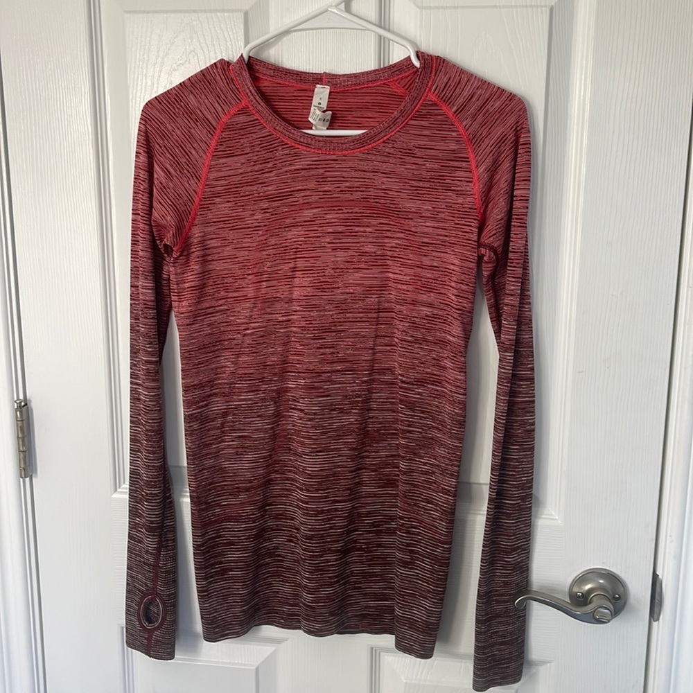 Lululemon Swiftly Tech Long Sleeve Shirt Size 6